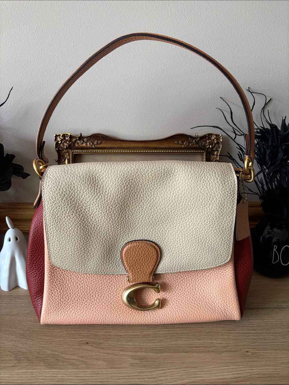 Coach May Colorblock Shoulder Bag